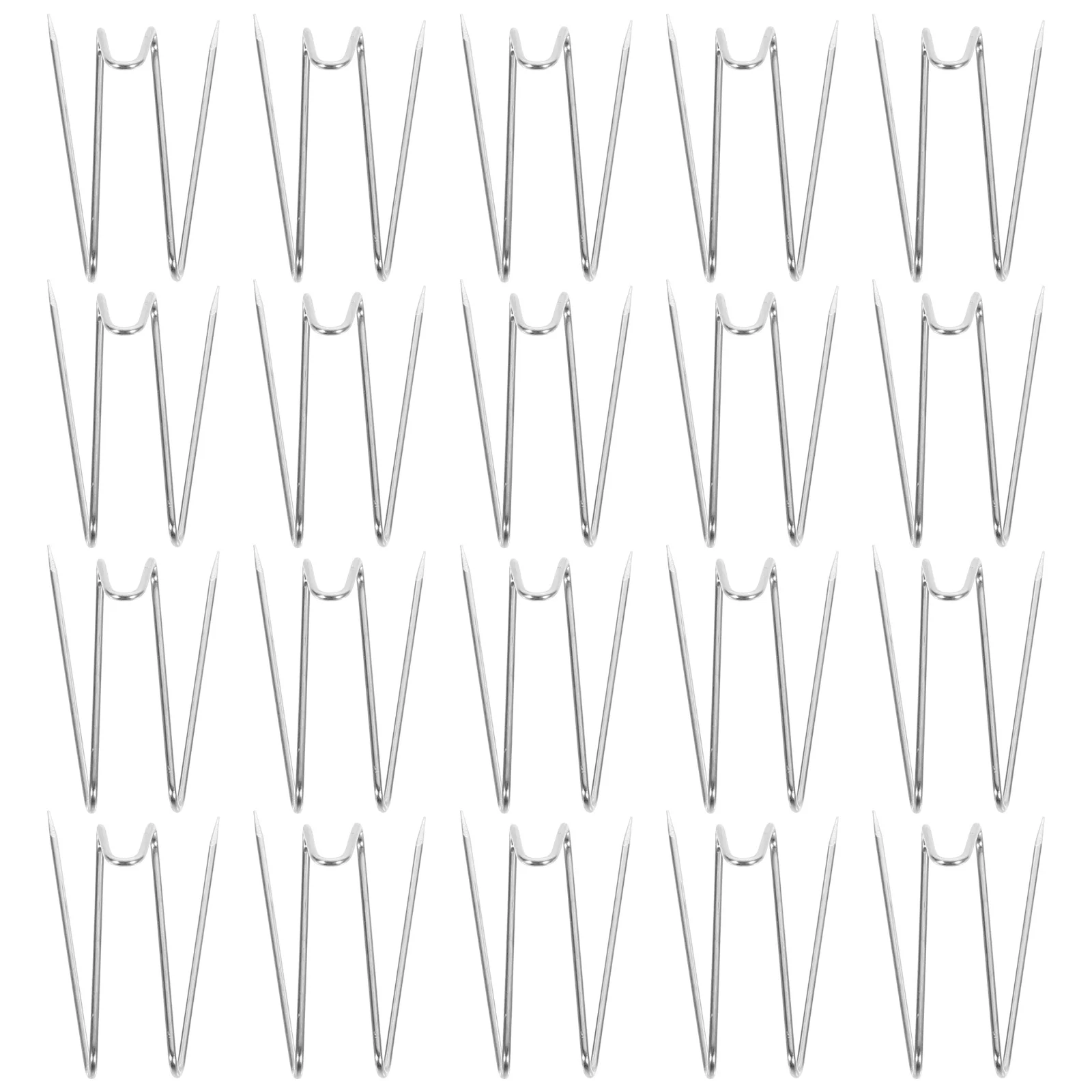 20 Pcs Sharp Hook Wall Hooks Stainless Steel Picture Hangers Painting Multipurpose Wire Fabric Panel