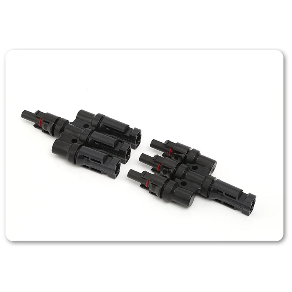 Waterproof Adapter Solar T Connector Dustproof Sealing Insulated Shell Sealing Waterproof Ring Solar Connector As Shown