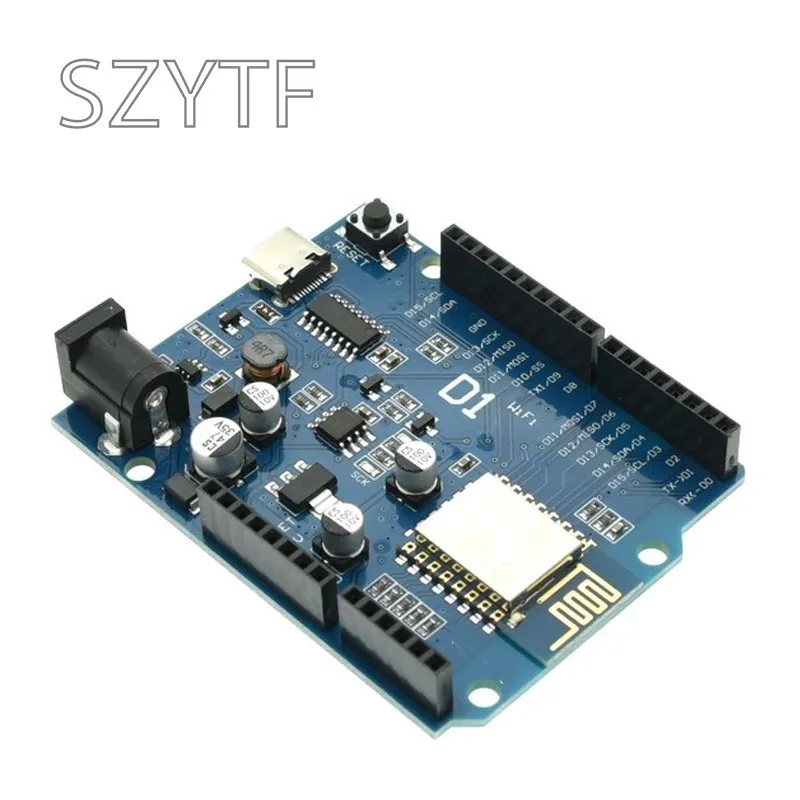 ESP-12E WiFi Development Board For WeMos D1 UNO R3 CH340 CH340G ESP8266 Shield Smart Electronic PCB For Arduino Compatible IDE