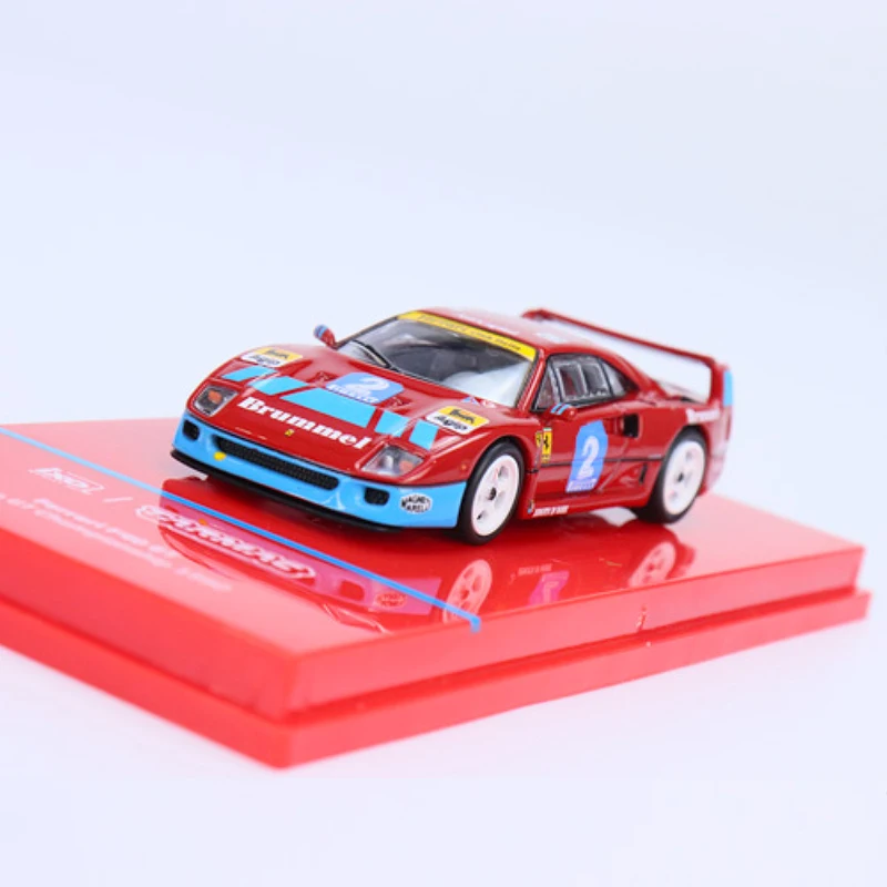 Asfalt działa 1:64 Model samochodu F40 GT włoski samochód sportowy z 1992 stopu-czerwony