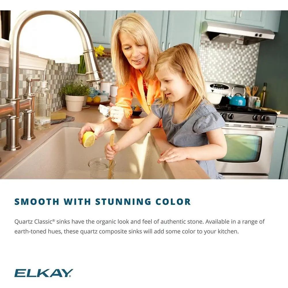 Fregadero bajo encimera de doble cuenco 60/40, grifo de cocina clásico de cuarzo Aqua Divide, fácil limpieza, resistente a las manchas, resistente al calor y a los arañazos