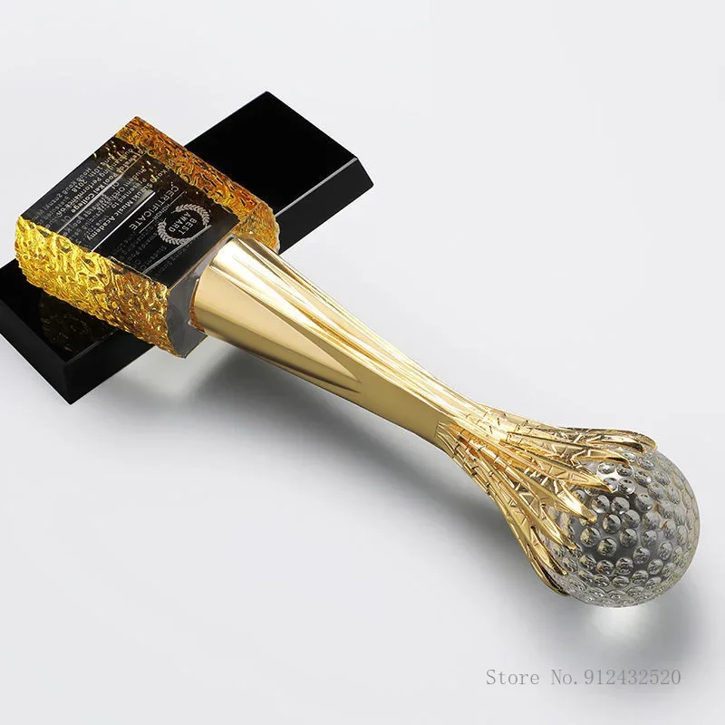 

Custom Lettering Metal Trophy Gold, Silver Bronze,Universal Trophy, Fit for Basketball Golf, Volleyball, Earth, Football, Tennis