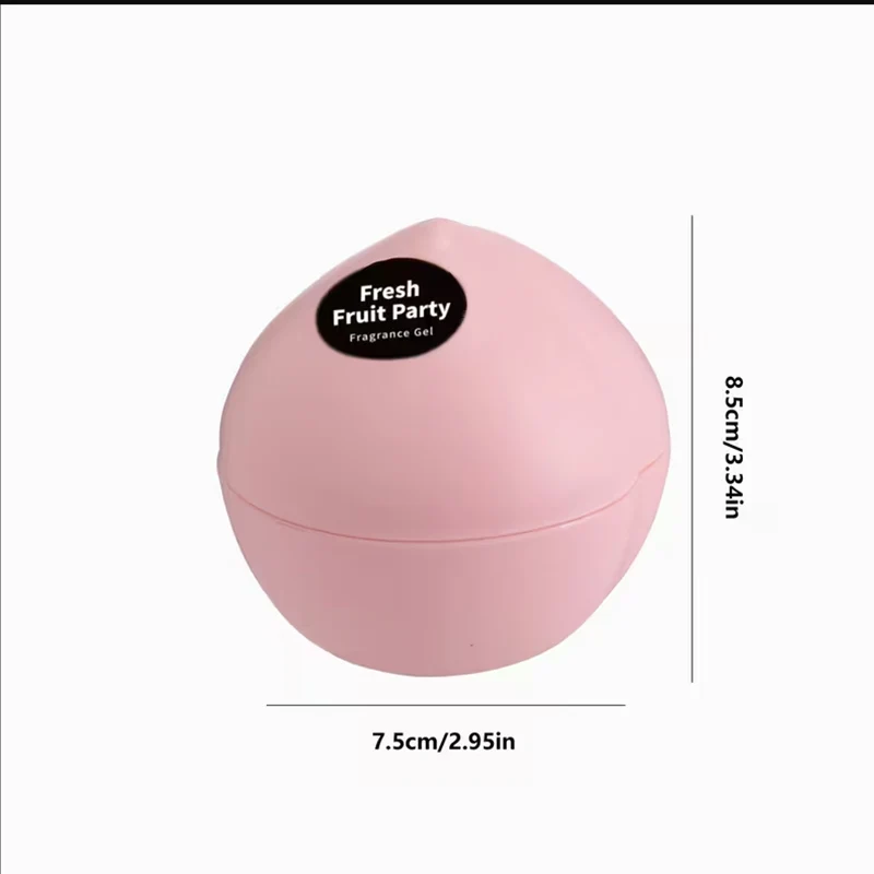 Peach Fruit Flavored Car Aromatherapy Cream Solid Car Ornament