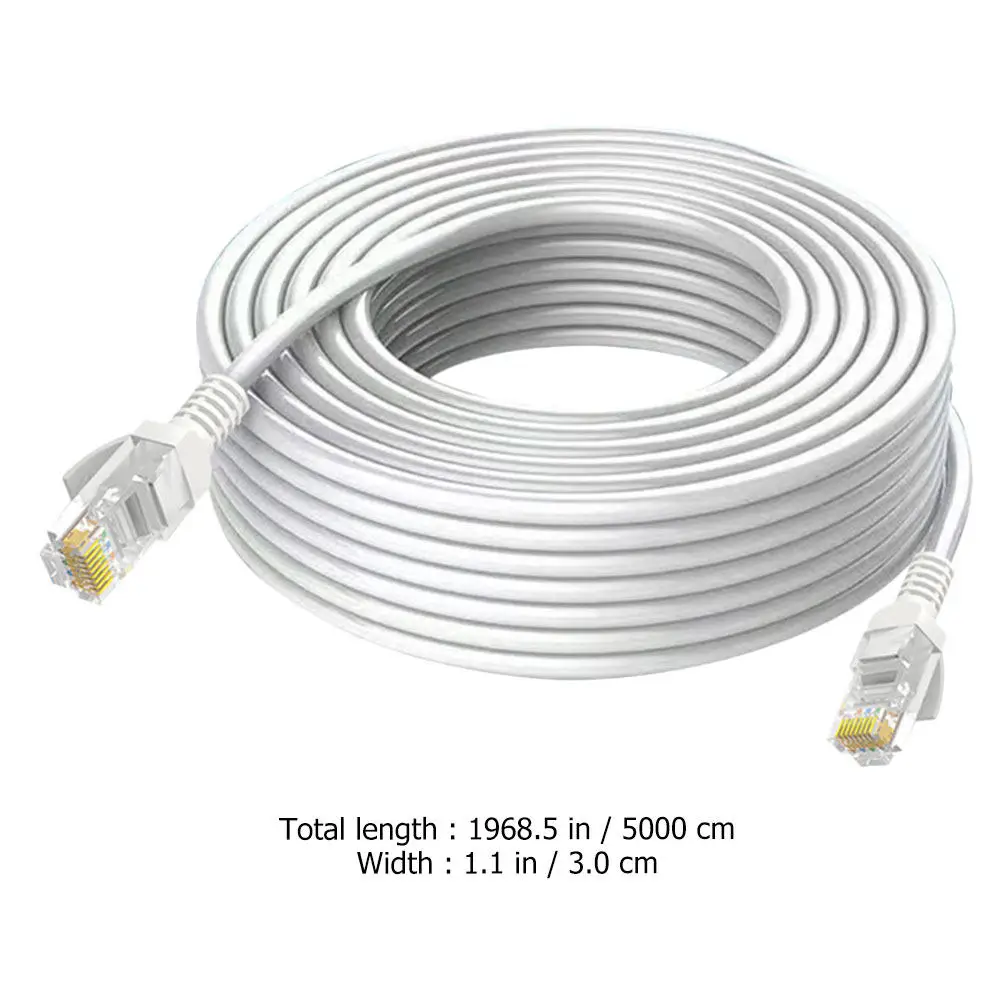 1Pcs Cat5e Gigabit Network Cable 1000Mbps Ethernet Cable for Router Modem Pc Data Transfer Ultrathin Heavy-Duty Reliable
