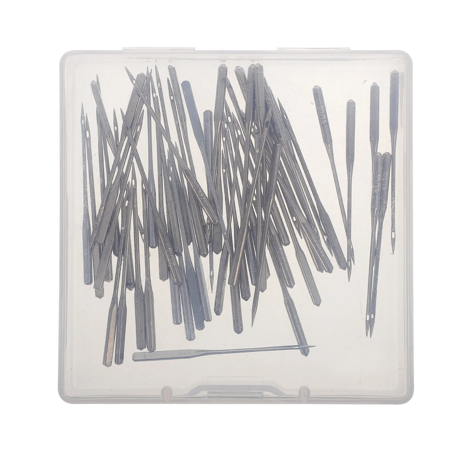 

60 шт. игл для швейных машин из нержавеющей стали, усиленные, для джинсовой ткани, квилтинга, промышленного и бытового шитья