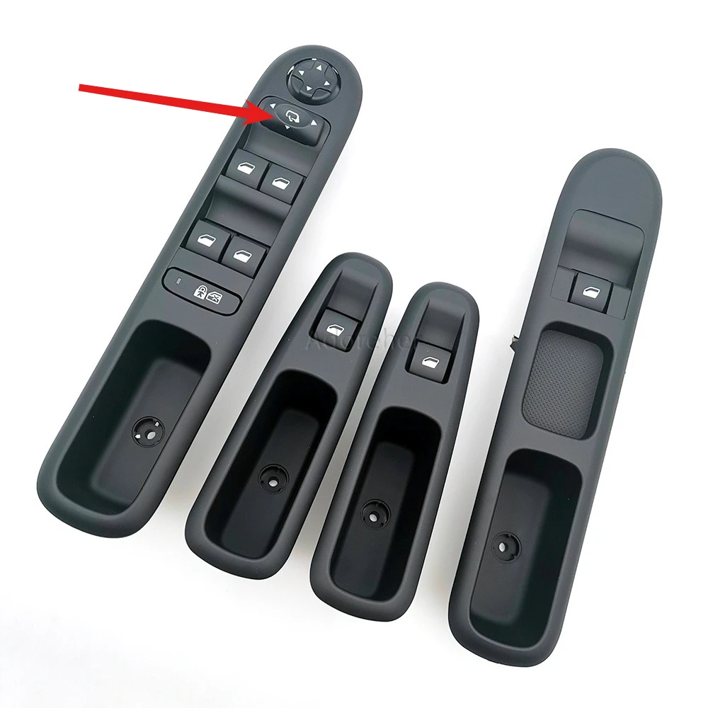 4PCS/Set Fit For Peugeot 3008 5008 Power Window Control Switch Car Window Lifter Switch Car Accessories