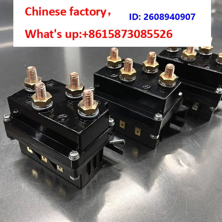 DC Motor 450A 12000 Pounds Automobile Electric Winch Controller Electromagnetic Relay 12V24V Waterproof