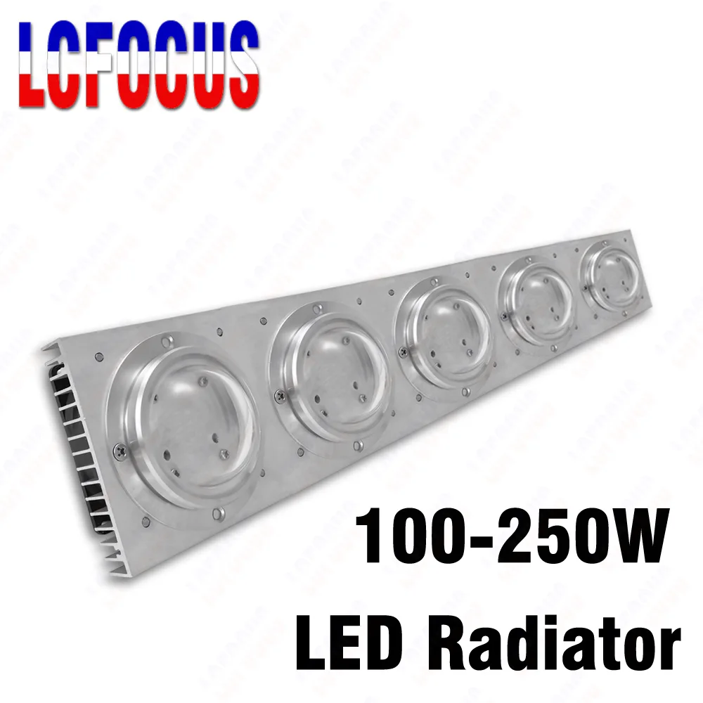 Dissipatore di calore a LED in alluminio 100W 150W 200W 250W 300W con lampada a ventola radiatori dissipatore di calore raffreddamento per fai da te