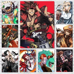 Japanese Classic Fighting Arcade Games Guilty Gear Strive Poster and Prints Canvas Painting Wall Art Pictures Home Room Decor