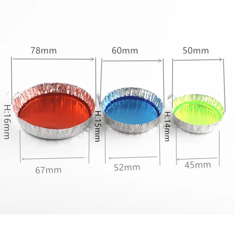 100 件 Aluminum Foil Weighing Dish Measuring Boats Laboratory Supplies Chemistry Pans