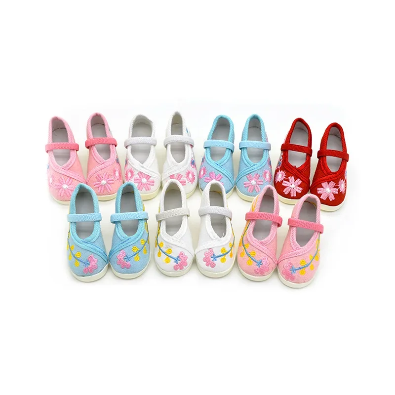 1/3 bjd doll baby low root embroidered shoes BJD/SD 60CM 3 points doll high heels doll accessories wholesale