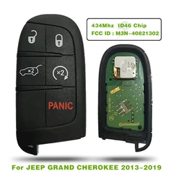 Oryginalne system zdalnego uruchamiania do Jeep Grand Cherokee 2014-2020 dostęp bezkluczykowy Smart pilot zdalnego sterowania 68143505 / M3N40821302 ID46 Chip 433MHZ