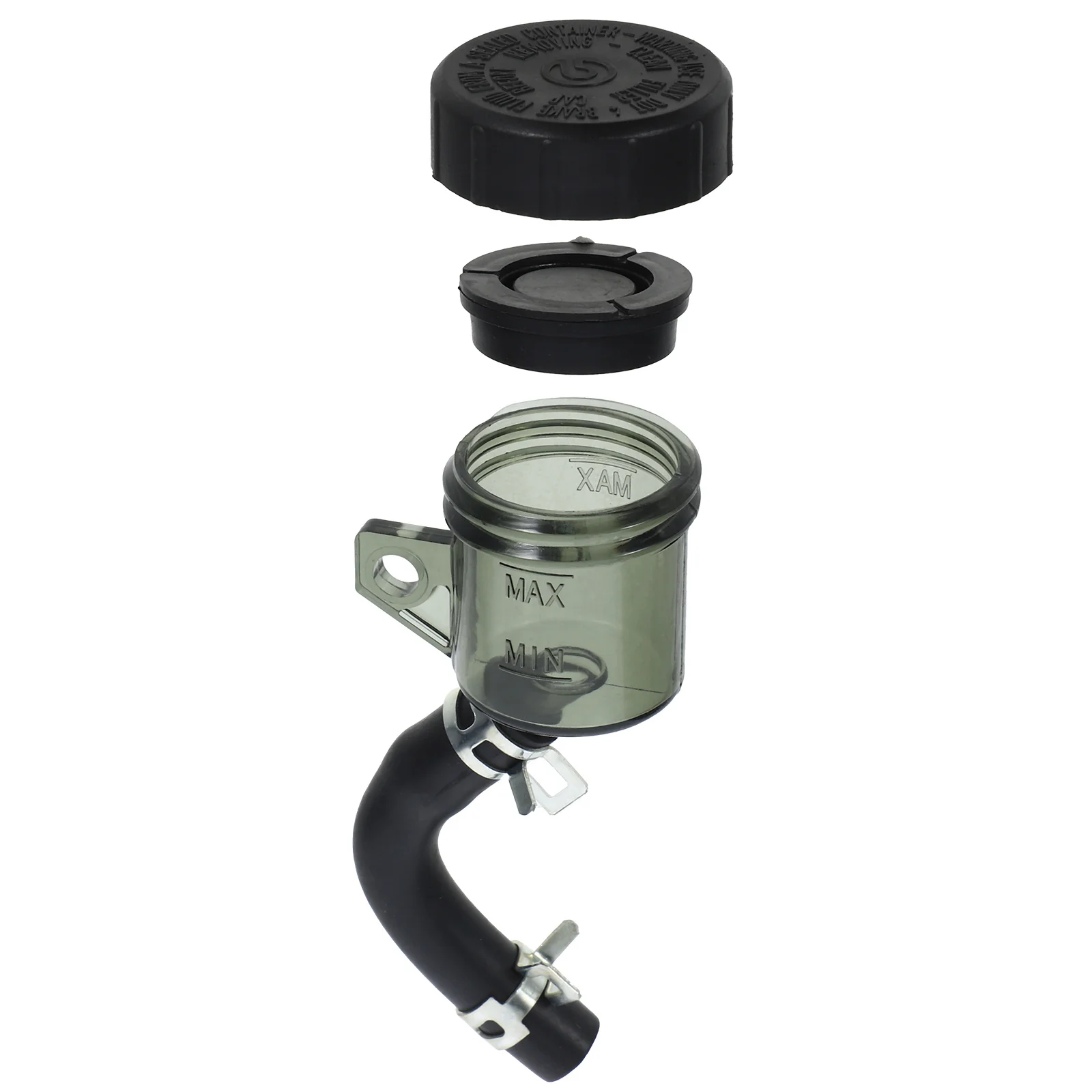 Depósito de líquido de frenos delantero Diseño de plástico duradero para motocicleta Fácil de instalar y mantener Depósito de frenos de motocicleta