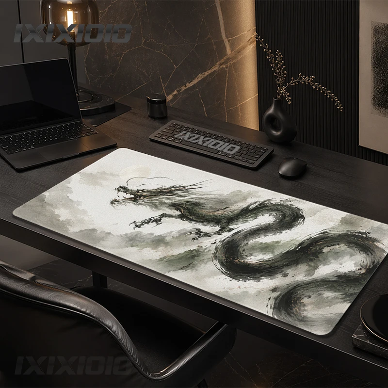 Ink Dragons Mouse Pad Gaming XL Computer HD Custom New Mousepad XXL keyboard pad Natural Rubber Non-Slip Computer Mice Pad
