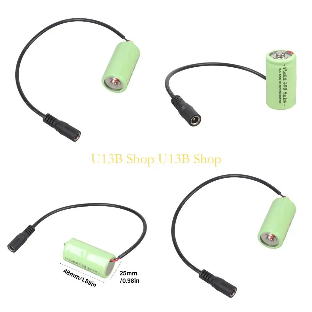 U13B LR14 C Battery Bypass Adapters 0V None Conductives Interfaces for Electronic Power Supply