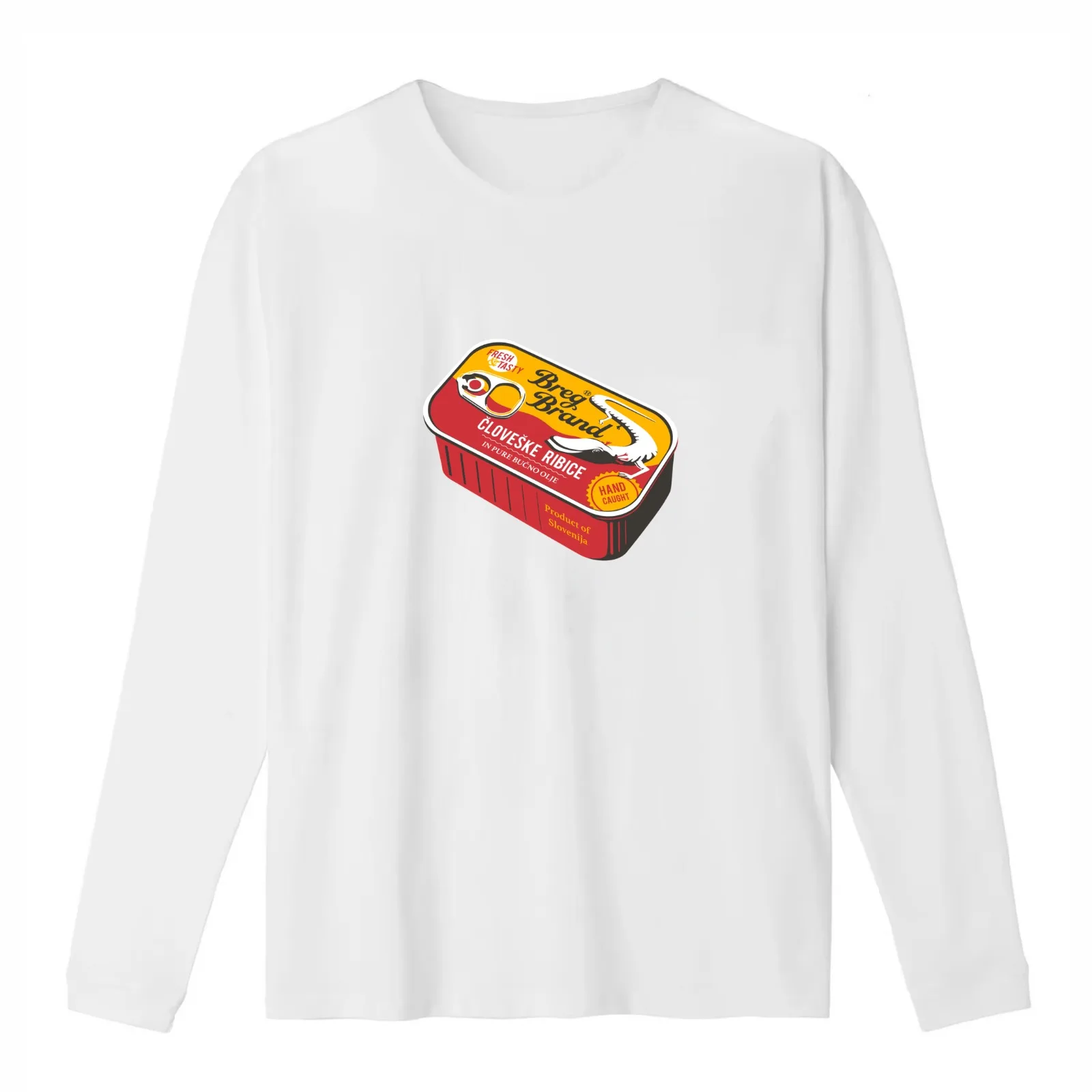 Tinned Olm: Human Fish Slovenia ?lové?ka ríbica T-Shirt Summer Casual Cotton Tee Oversized Streetwear Tops Unisex Men Women