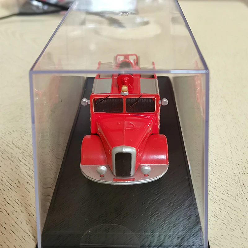 Modelo de aleación de simulación de motor de bomberos, escala 1/50 PS Laffly BSS C3 Francia 1950, pantalla estática, regalo coleccionable, decoración de recuerdo