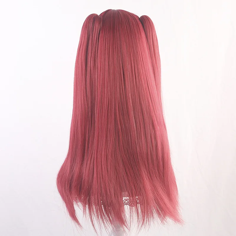 Peluca sintética ondulada larga, línea de cabello Natural, parte media, fibra resistente al calor, fiesta de Cosplay, uso diario