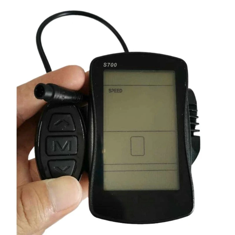For Electric Bicycle S700 Lithium Battery Car LCD Liquid Crystal Meter 36V48V