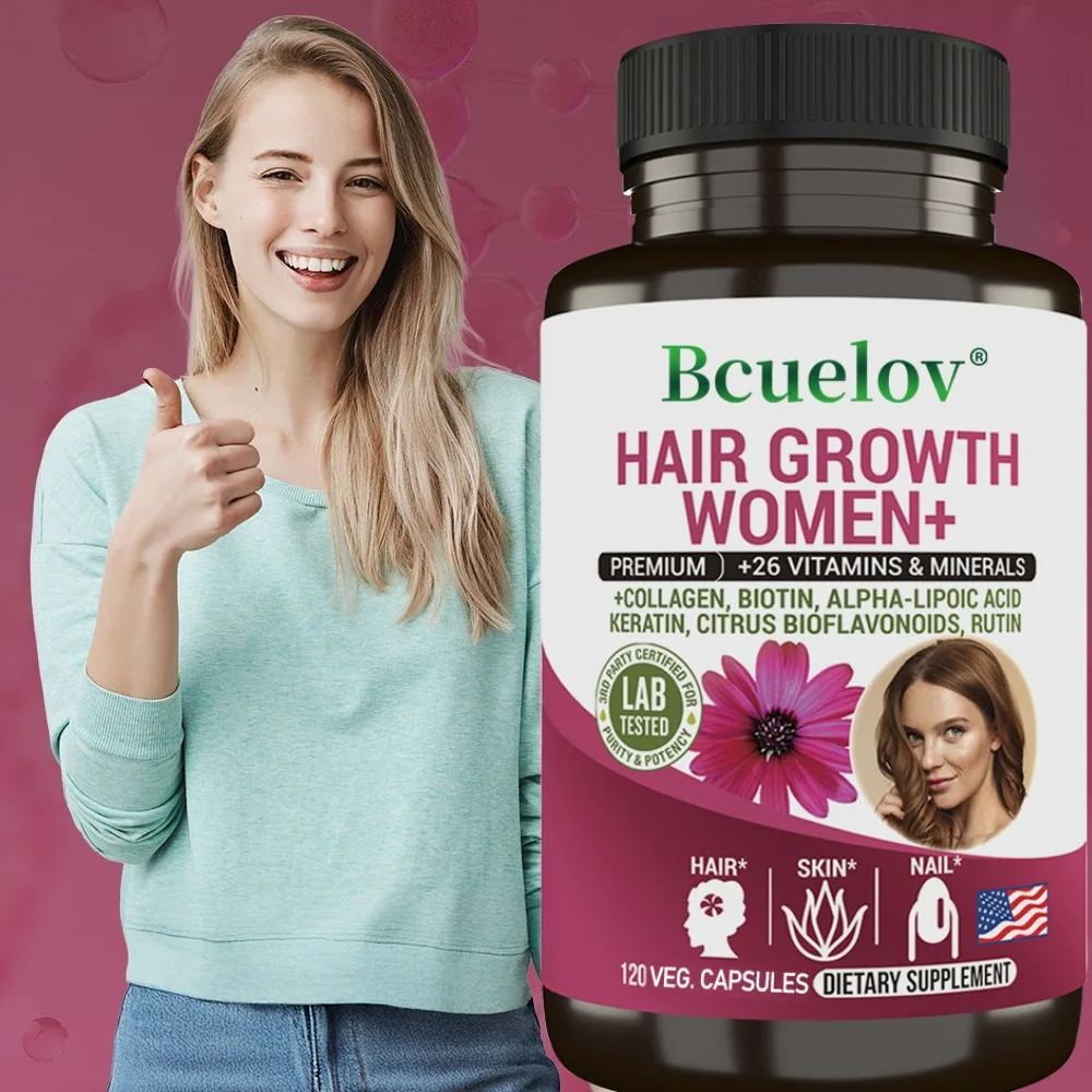 Organic Multivitamin for Women -  with B-Complex, Vitamin C, D for Immunity, Stress, Hair, Skin & Nails