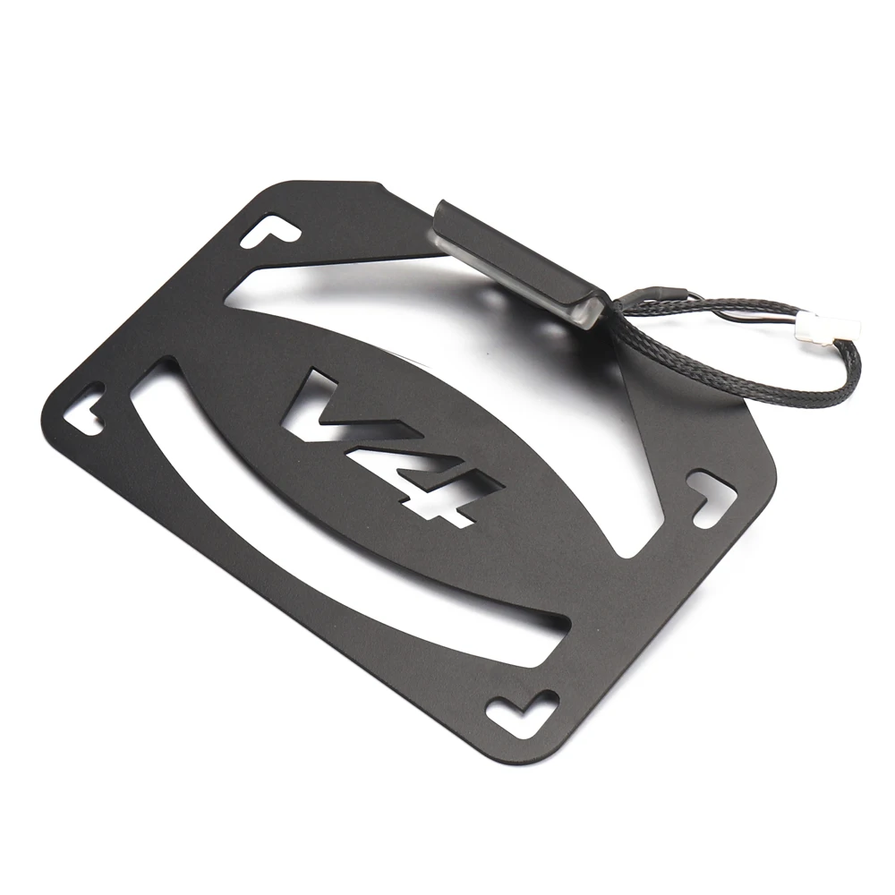 For Ducati Panigale/Streetfighte V2 V4 V4S Motorcycle Accessories LED License Plate Holder Bracket Tailstock Frame Bracket 2025+