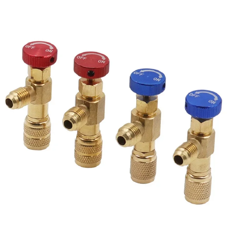 1PC Air Conditioning Refrigerant Safety Valve R410 R22 Refrigeration Charging Safety Liquid Adapter Hand Tool Accessories