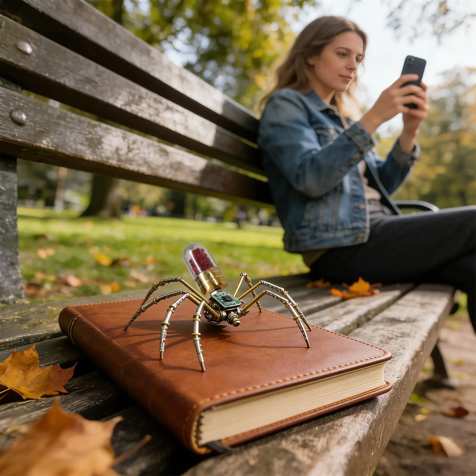 Puzzle araignée 3D mécanique en métal, décoration amusante pour la maison, modèle araignée, Kit de loisirs pour jeu de société, activités scolaires, loisirs, maison, famille