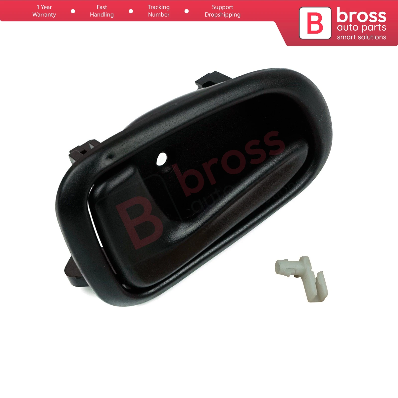 BDP1085-1 Inner Interior Door Opener Handle Black Front Rear Left 69206-12120/30 for Toyota Corolla MK8 AE110 AE111 1995-2002