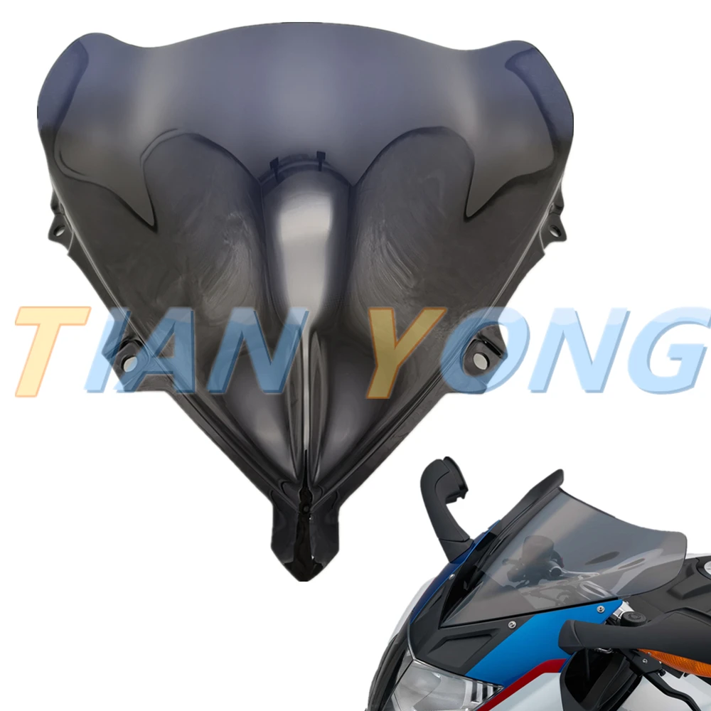 Double Bubble Windscreen Windshield Deflector For BMW K1300S K 1300S 1300 S 2008 2009 2010 2011 2012 2013 2014 2015 2016 2017