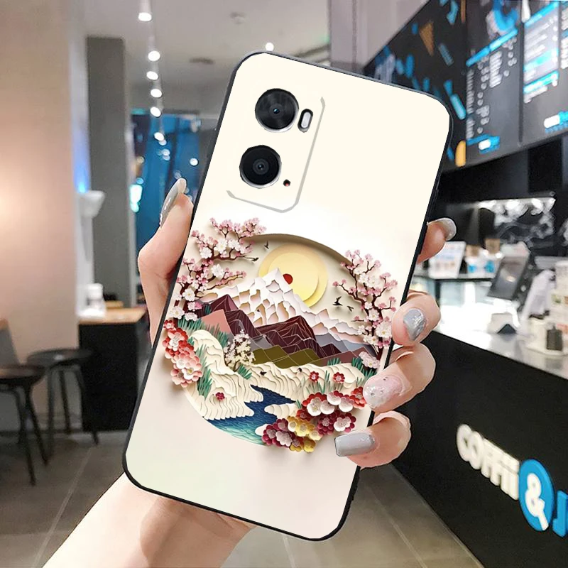 Landscape Sceneary Phone Case For OPPO A77 A57S A96 A91 A54 A74 A94 A73 A78 A53S A54S A15 A16 A17 A52 A58X A98