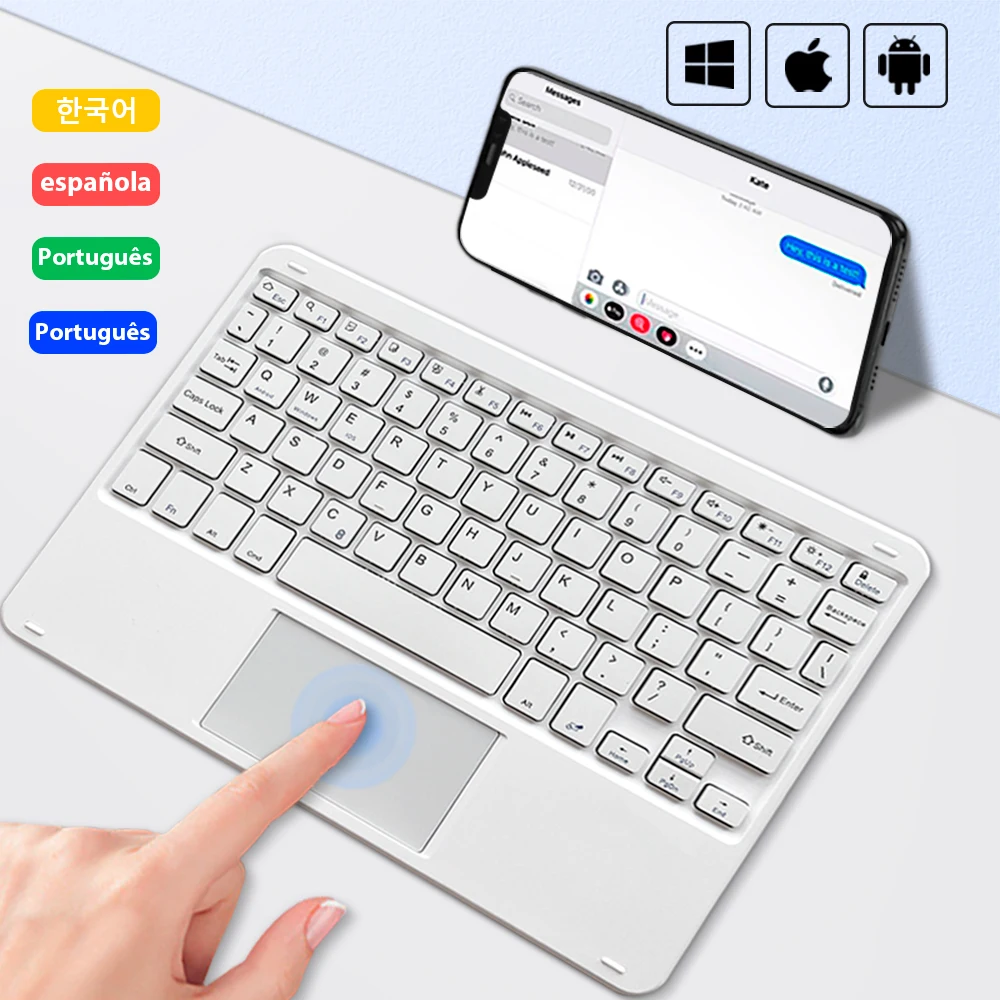 Bluetooth Touch Keyboard For Mobile Phones Tablets Computers Wireless Keyboard Mobile Phone External Keyboard Tablet Accessories