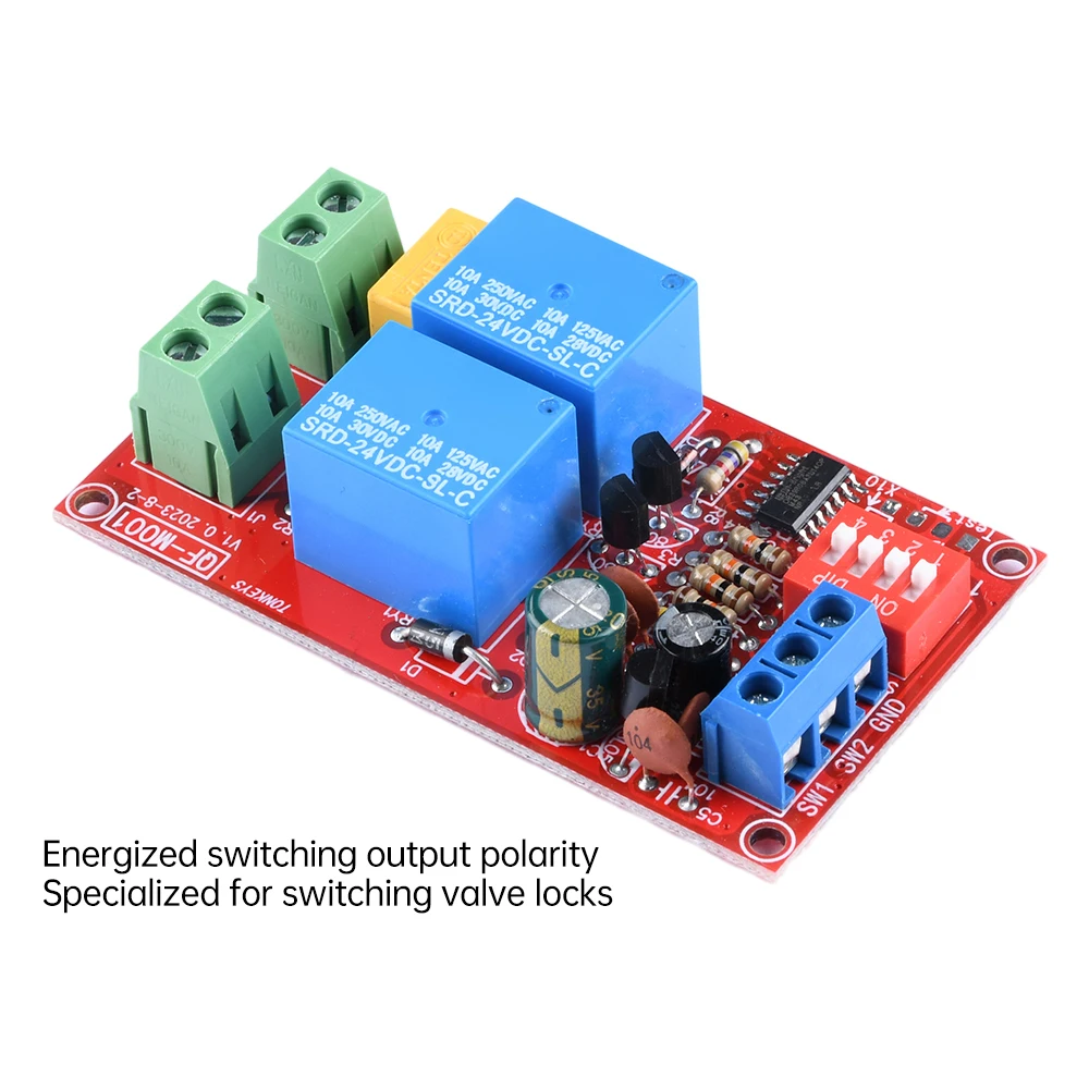 5V/12V/24V 10A Power Switching DC Motor Forward And Reverse Relay Module For Solenoid Valve Electric Push Rod Motor