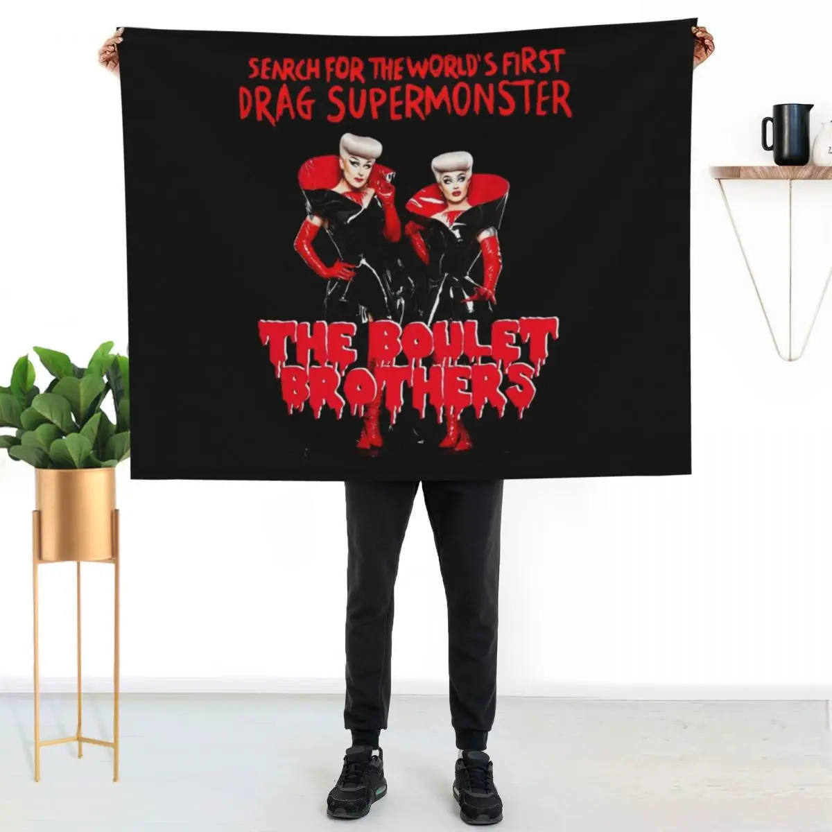 The Boulet Brothers Dragula Throw Blanket All Season Lightweight Soft Blanket for Bed