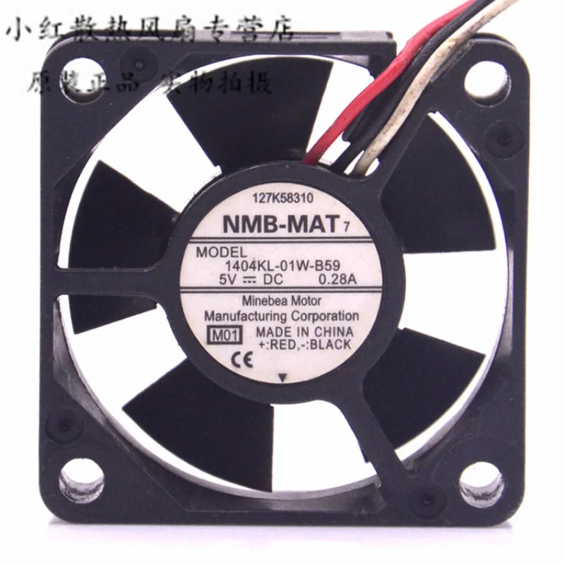 

New CPU Cooler Fan for NMB 1404KL-01W-B59 5V 0.28A Cooling Fan 3510 3.5CM 35*35*10mm