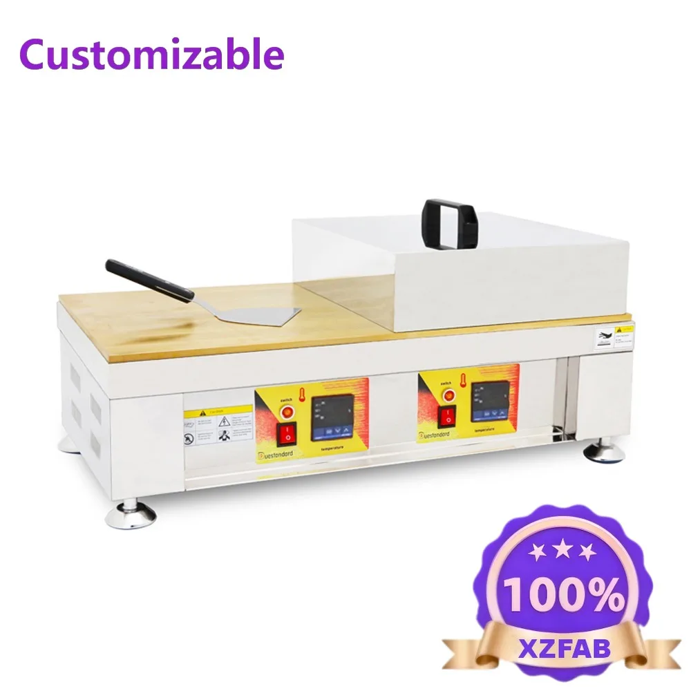 Factory Direct 2026 Commercial Double Head Pancake Maker Machine Souffle Maker Automatic Multifunctional Souffle Waffle Making M