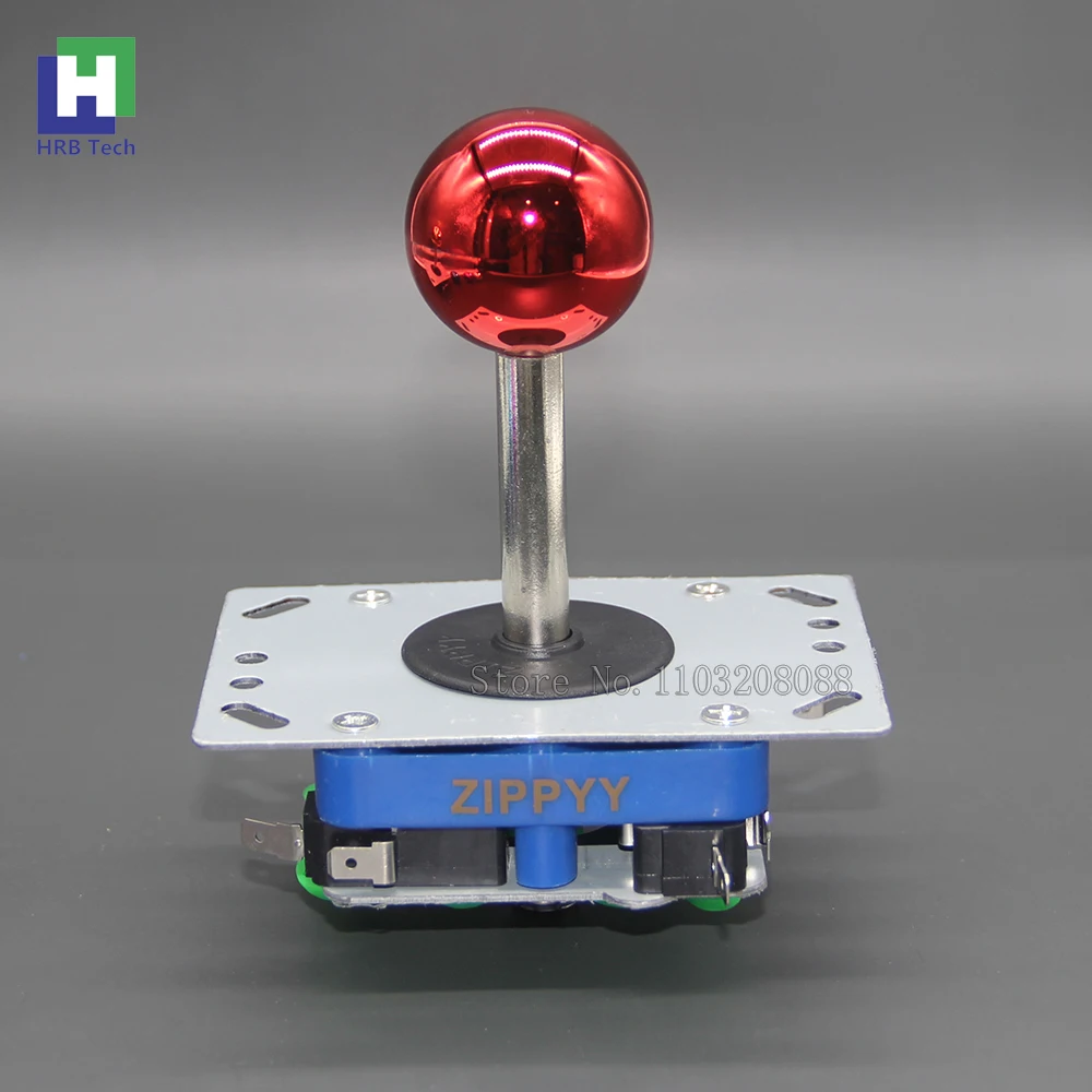 Arcade ZIPPY Style Joystick 2/4/8 Way With Good Quality Plating ball Head Long Shaf Delay Kit DIY Classical Game Controller