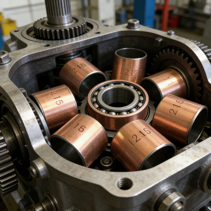 ID 8 9 10 11 12mm SF-1 Composite Copper Sleeve Oil-free Self-lubricating Bearing Bushing Small Bushing