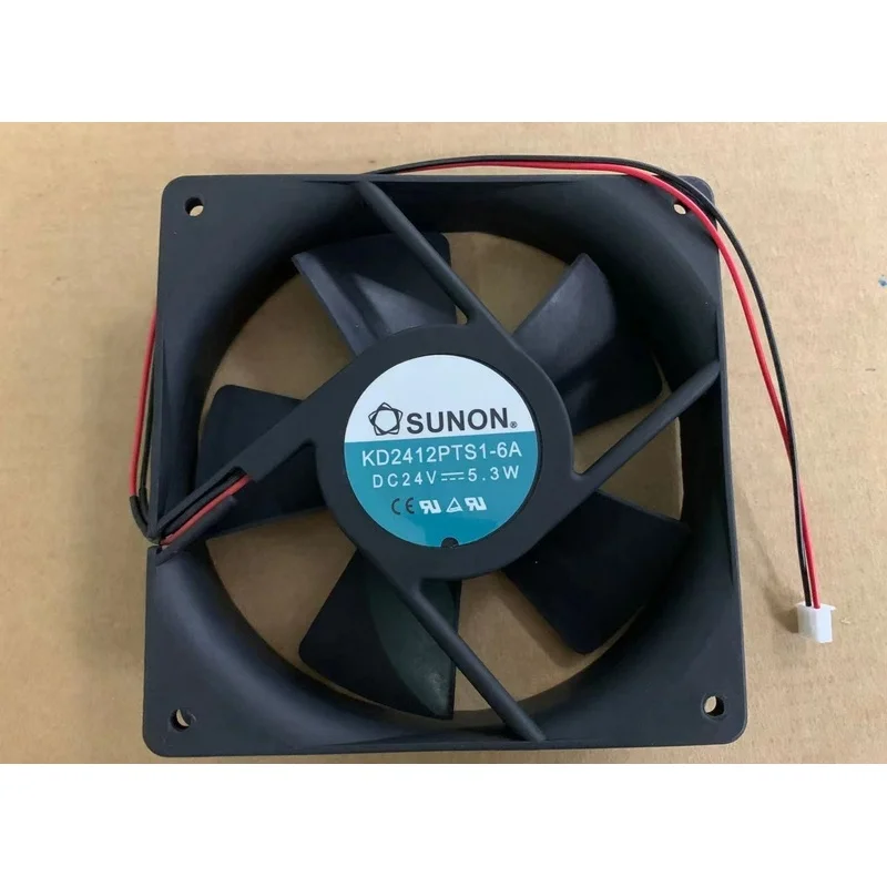 MY 1 PCS For SUNON Fan KD2412PTS1-6A DC 24V 5.3w 120*120*25mm 2 Wire