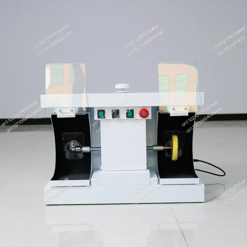 

Desktop polishing machine Grinder Oral denture Factory technician double head polishing machine with vacuum cabinet