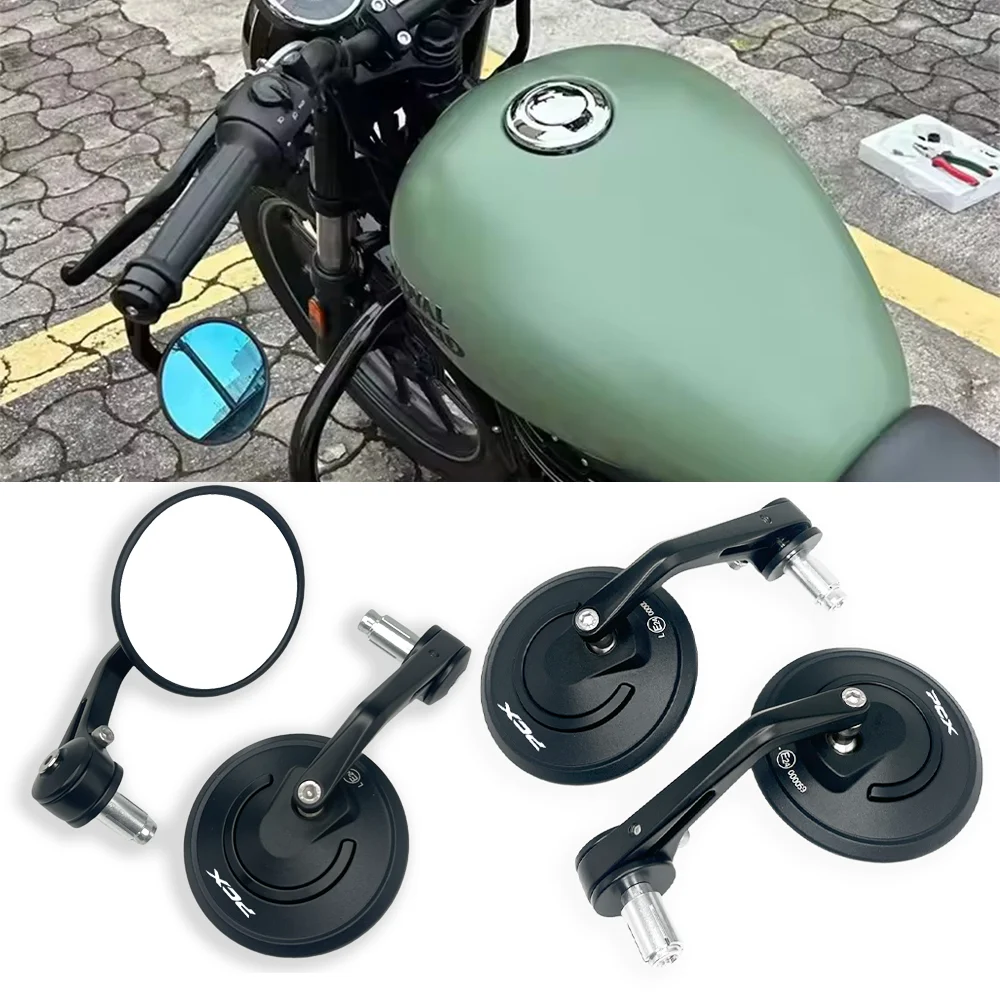 

For HONDA PCX125 PCX150 PCX 125 150 pcx 125 150 1 Pair 7/8'' 22mm Motorcycle Bar End Mirrors Retro Handlebar Tip Rearview CNC