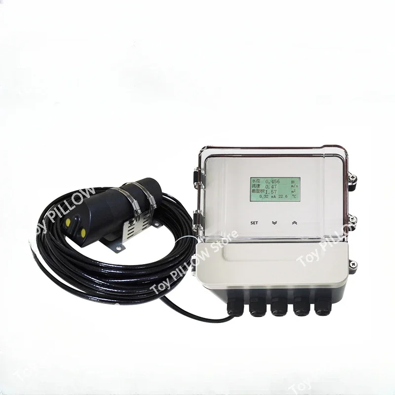 Low power river flow meter