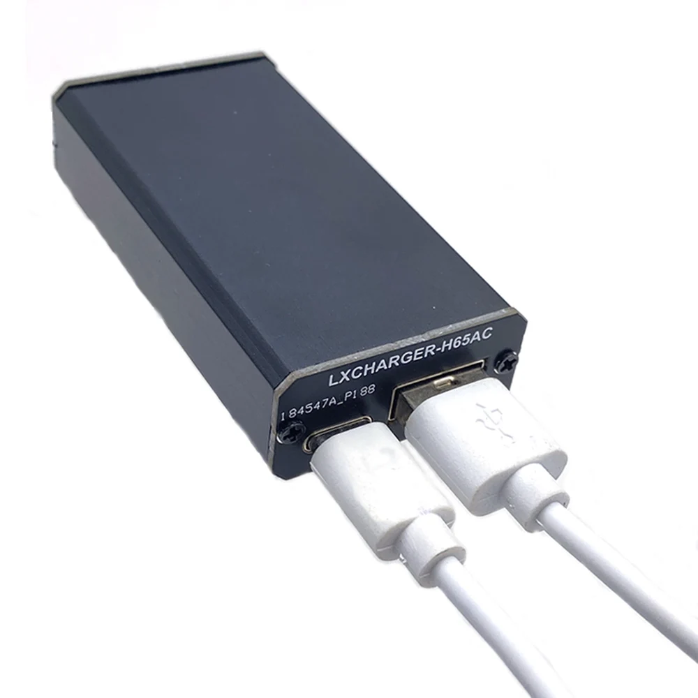 PD65W PD/QC3.0 QC2.0 Double USB Type-C Mobile Phone Quick Charge Adapter DC12-96V Step Down Module XT60 XT90 EC5 To 5V Connector
