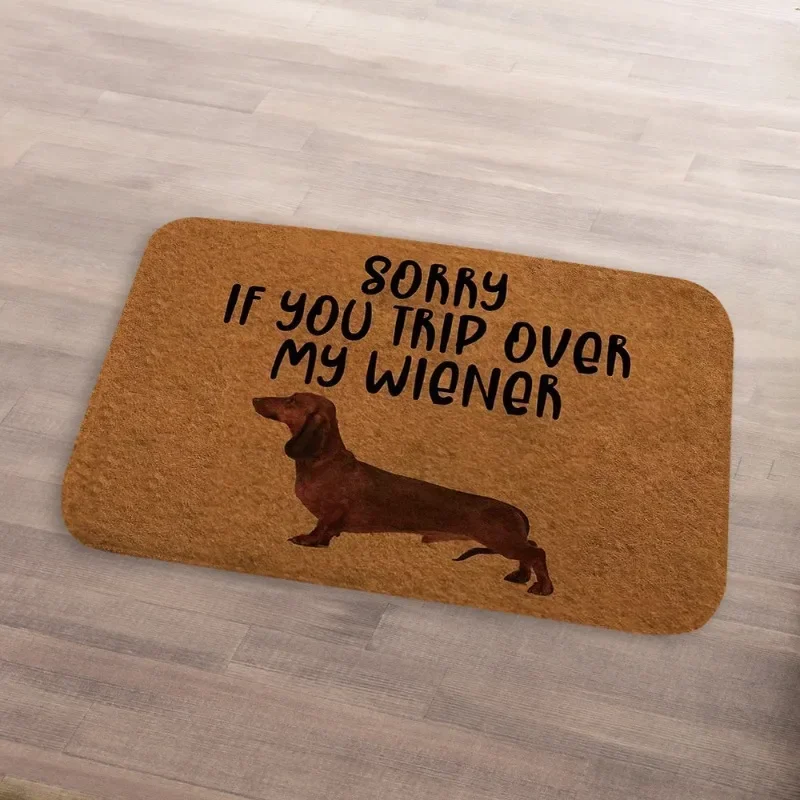 الكلب الألماني ممسحة غرفة نوم ترحيب السجاد الناعم المطبخ شرفة المنزل الحيوان الديكور سجادة أرضية الكلمة حصيرة وسادة للقدم