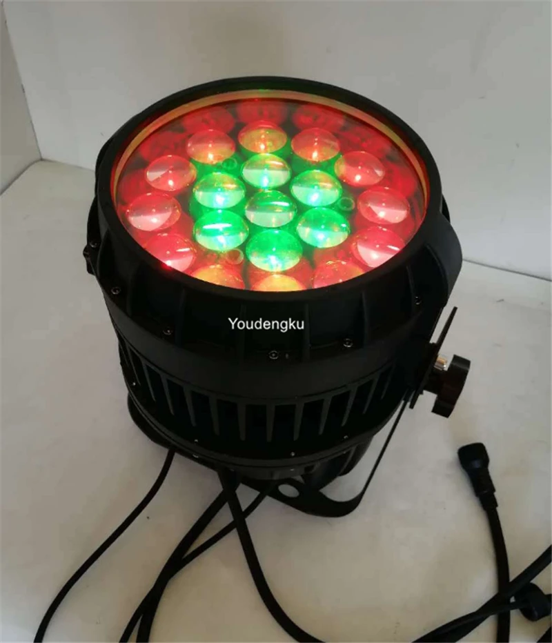 6 pieces Outdoor led par 64 zoom 19*10w 4in1 Waterproof Led Par rgbw zoom LED Par Light IP65