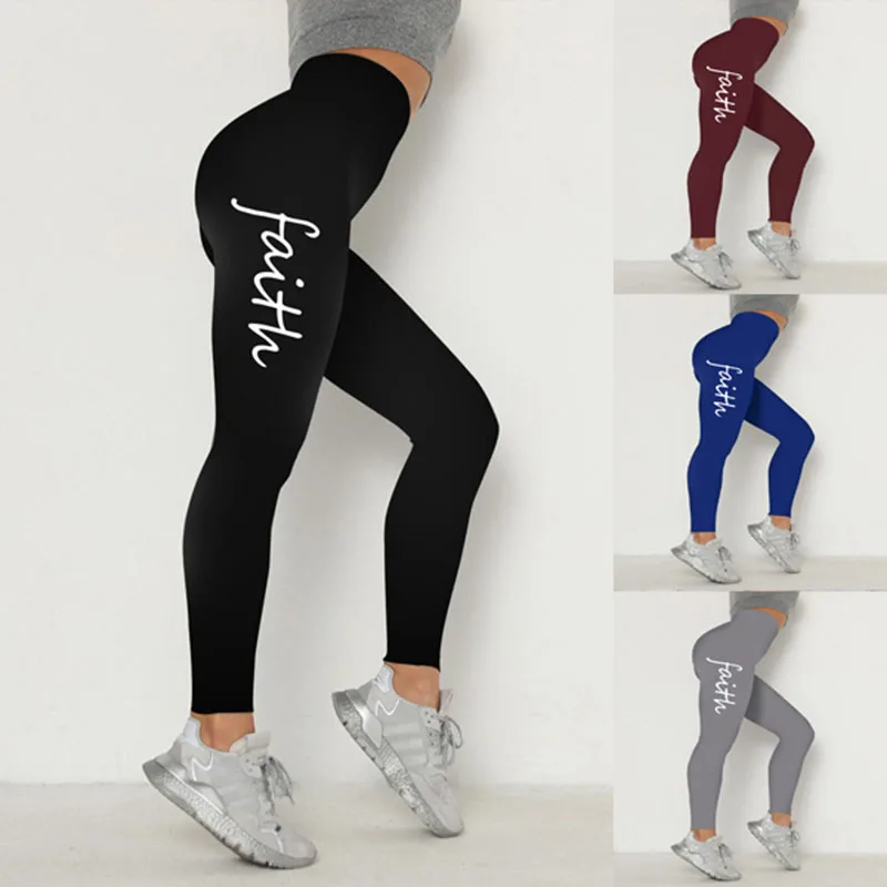 Plus Size Pocket Yoga Pants Women Solid Fitness Sports Leggings High Waist Elastic Gym Tights Female Running Trousers XL