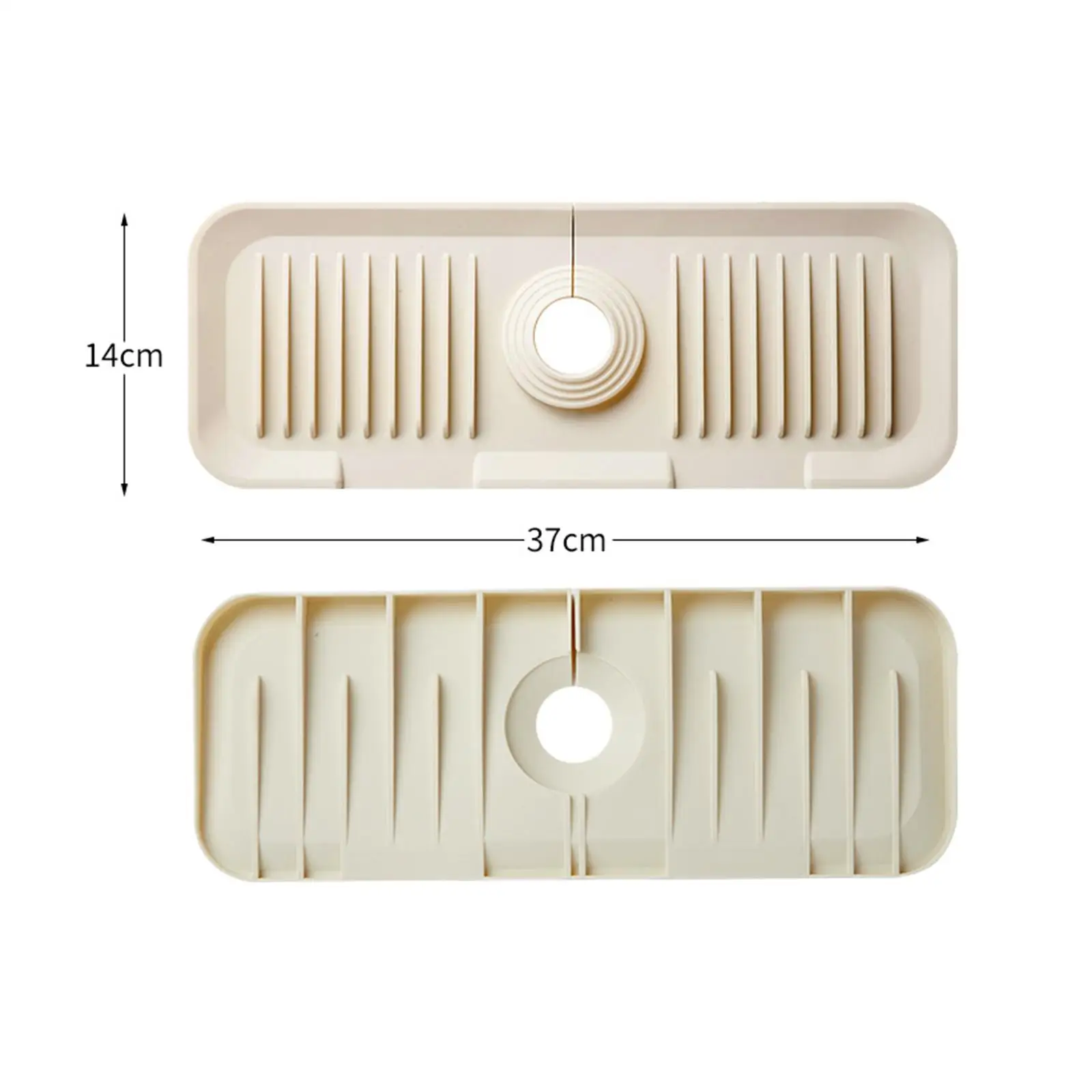 وسادة ماصة للصنبور، صنبور المطبخ، واقي سطح الطاولة قابل للغسل، وسادة تجفيف لمطاعم طاولة المطبخ #6