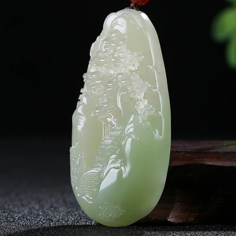 New Landscape Pendant Jade Pendant Emerald