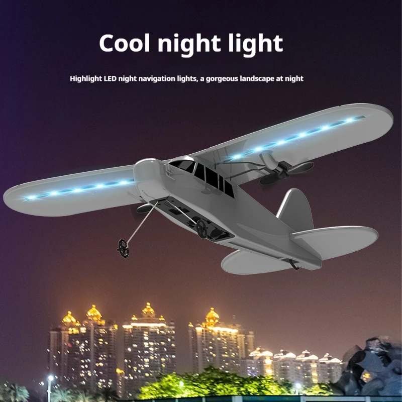 Foam 2.4g Long Continuous Remote Control Aircraft Fall Resistant Led Night Light Hand Glider Electric Helicopter Aircraft Toy