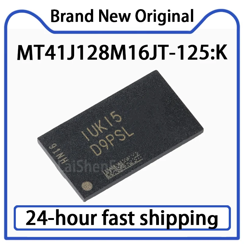 1PCS MT41J128M16JT-125:K Package FBGA-96 2Gb DDR3 SDRAMN Memory Chip Original Stock