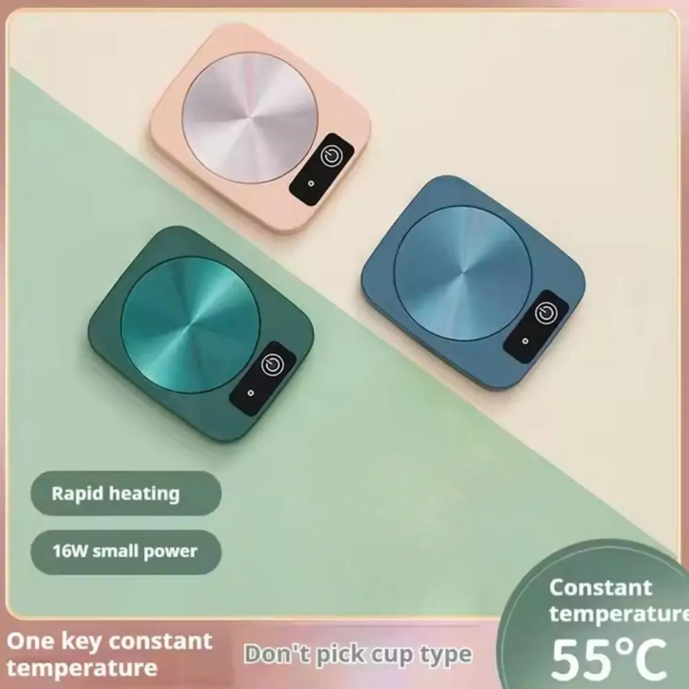 1PCS Constant Temperature Heating Coaster Smart Thermostatic Coffee Milk Tea Water Heating Pad Heater   ﻿
